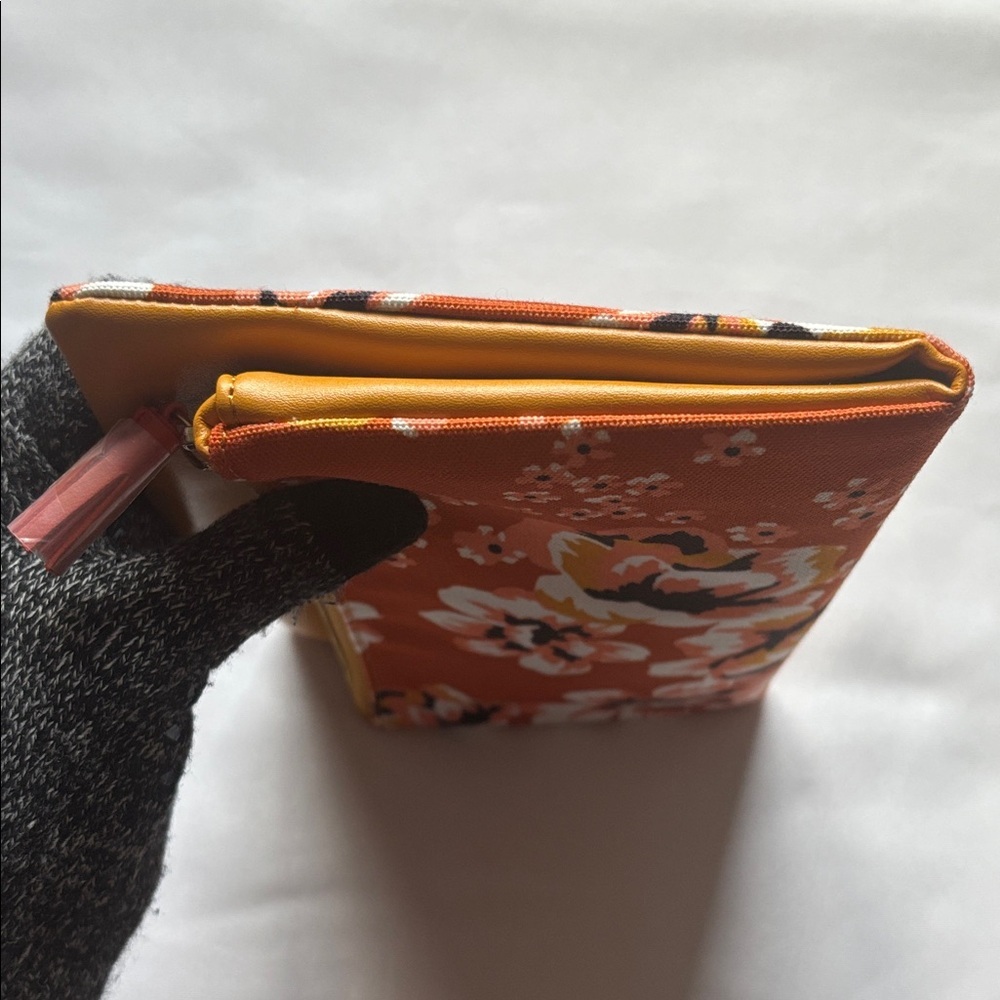 Rachel Pally Reversible Clutch Orange / Brown EUC - Picture 9 of 10
